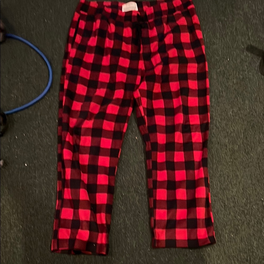 Goodfellow & Co Red and Black Pajama Bottoms Buffalo Plaid